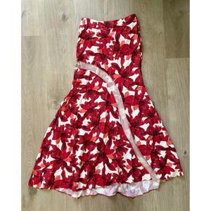 MC Company‎ Brazil  Floral Maxi Mermaid Skirt Girly Feminine Vacation Coastal